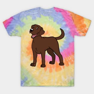 Happy Chocolate Lab T-Shirt